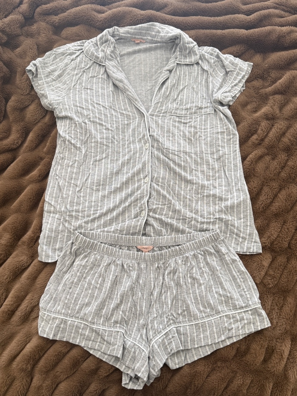 Eberjey Gisele Printed Shortie PJ Set